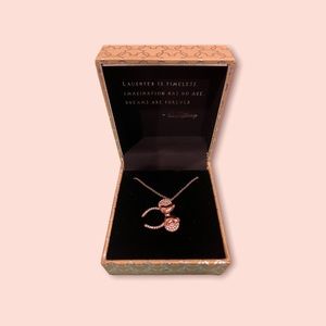 Rebecca Hook X Disney Minnie Mouse headband necklace in rose gold